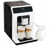 KRUPS Machine à café grains Broyeur à grain, 15 boissons 2 tasses simultanées Cafetière Espresso et Cappuccino Evidence EA890110