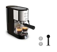Krups Machine expresso manuelle Virtuoso Essential XP441810 15 bars, mousseur à lait