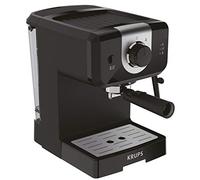 Krups Machine Expresso Opio noire, 1050 W, Réservoir amovible 1,2 L, 2 tasses, Buse vapeur pour Cappuccinos et eau chaude, Boissons lactées YY3956FD