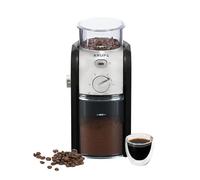 KRUPS Moulin à café électrique Expert, noir/argent, 17 réglages, 225 g, 230 V, Adaptateur CA
