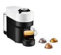 Krups Nespresso VERTUO Pop XN9201 Cafetière à capsules, machine à expresso, 4 tailles tasses, technologie Centrifusion, 35% plastique recyclé, Coconut White, Blanc