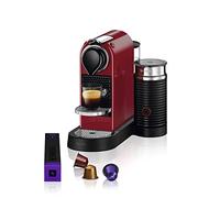 Krups Nespresso CitiZ & Milk XN761510 - Machine à café avec buse vapeur "Cappuccino" - 19 bar - Rouge cerise