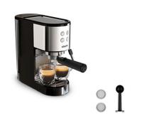 Krups Machine expresso manuelle Virtuoso Essential XP441810 15 bars, mousseur à lait