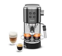 Krups EspressoVirtuoso+ XP444G Machine à expresso noir avec embout de mousseur à lait