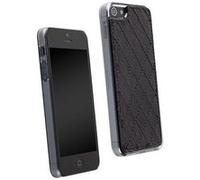Avenyn Mobile UnderCover - Coque de protection pour téléphone portable - polycarbonate, aspect en cuir - noir - pour Apple iPhone 5