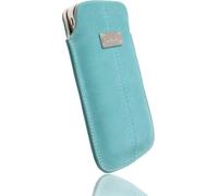 Krusell Luna Étui nubuck pour Téléphone portable Taille L Turquoise