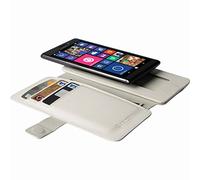 Krusell Malm" FlipWallet Slide White 5XL, 76102 (5XL Fits iPhone 6 Plus, Sony Xperia Z2, Samsung Galaxy Note 4 amongst others)