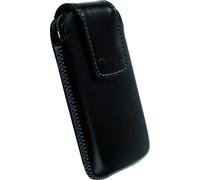 Krusell Vinga Mobile Case M Noir Classic Case En Cuir Étui Sac Housse
