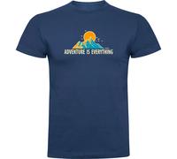 Kruskis Adventure Is Everything Short Sleeve T-shirt Bleu XL Homme