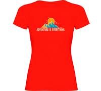 Kruskis Adventure Is Everything Short Sleeve T-shirt Rouge 2XL Femme