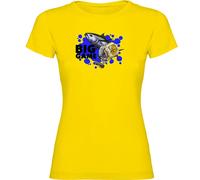 Kruskis Big Game Short Sleeve T-shirt Jaune S Femme