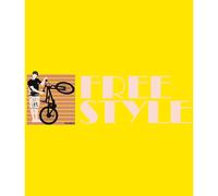 Kruskis Freestyle Short Sleeve T-shirt Jaune XL Femme