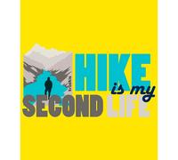 Kruskis Hike Second Life Short Sleeve T-shirt Jaune M Homme