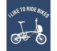 Kruskis I Like To Ride Bikes Short Sleeve T-shirt Bleu 2XL Homme