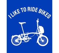 Kruskis I Like To Ride Bikes Short Sleeve T-shirt Bleu 3XL Homme
