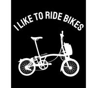 Kruskis I Like To Ride Bikes Short Sleeve T-shirt Noir 2XL Homme