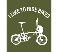 Kruskis I Like To Ride Bikes Short Sleeve T-shirt Vert M Homme