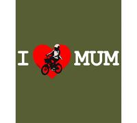 Kruskis I Love Mum Short Sleeve T-shirt Vert 3XL Homme