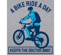 Kruskis Keep The Doctor Away Eco Short Sleeve T-shirt Gris M Homme