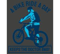 Kruskis Keep The Doctor Away Short Sleeve T-shirt Gris 2XL Homme