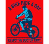 Kruskis Keep The Doctor Away Short Sleeve T-shirt Rouge 2XL Femme