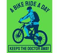 Kruskis Keep The Doctor Away Short Sleeve T-shirt Vert S Femme