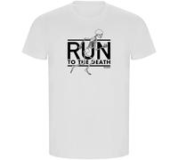 Kruskis Run To The Death Eco Short Sleeve T-shirt Blanc XL Homme