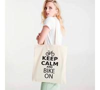 Kruskis Sac En Toile Keep Calm And Bike On