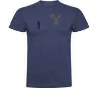 Kruskis Shadow Train Short Sleeve T-shirt Bleu XL Homme