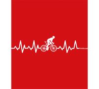 Kruskis T-shirt à Manches Courtes Biking Heartbeat