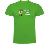 Kruskis T-shirt à Manches Courtes Born To Fish
