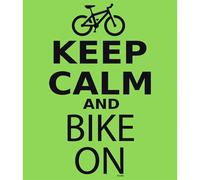 Kruskis T-shirt à Manches Courtes Keep Calm And Bike On
