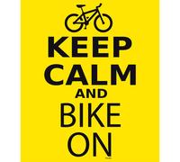 Kruskis T-shirt à Manches Courtes Keep Calm And Bike On