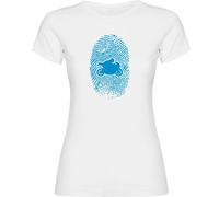 Kruskis T-shirt à Manches Courtes Motorbiker Fingerprint