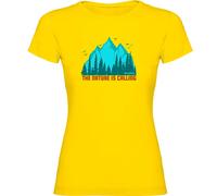 Kruskis The Nature Is Calling Short Sleeve T-shirt Jaune L Femme