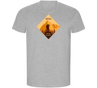Kruskis Top Of The Mountain Eco Short Sleeve T-shirt Gris L