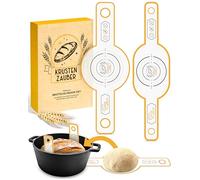 KRUSTENZAUBER Lot de 2 boucles à pain - En silicone durable - Accessoire de cuisson du pain - Le tapis de cuisson du pain assure un soulèvement fluide du pain de la casserole - Tapis de cuisson