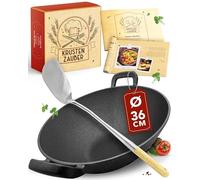 KRUSTENZAUBER Poêle wok en fonte pour induction, KRZ 48