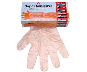 Kruuse Gants d'insémination Super Sensitive Krutex, qualité 1A, 100 pièces, orange