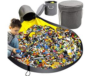 Kruzzel 19556 sac de rangement tapis de jeu