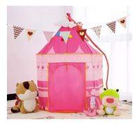 KRUZZEL 23475 Tente salière pour enfant Château de princesse pour intérieur et extérieur Rose