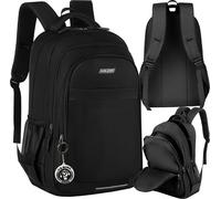 Kruzzel 24525 Sac à dos scolaire 30 L, noir