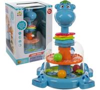 Kruzzel 24643 Glissière à billes hippopotame