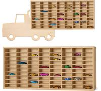 Kruzzel 26582 Etagère en bois pour 80 voitures