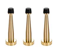 KRXSOBNV, 1pcs, de Porte Longue en Laiton avec Pare-Chocs insonorisant for protéger Les Meubles et Les Murs des Portes Qui claquent,Butée de Porte en Acier Inoxydable(100mm)