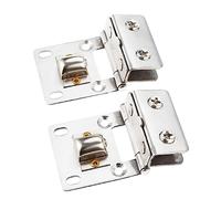 KRXSOBNV, 2 pièces en acier inoxydable porte de salle de bain pince de serrage pince de montage mural pince de verre d'armoire for charnière en verre de 5-8mm d'épaisseur,Charnières