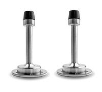 KRXSOBNV, 2pcs, de Porte Murale avec Pare-Chocs insonorisant for protéger Les Meubles et Les Murs des Portes Qui claquent,Butée de Porte en Acier Inoxydable