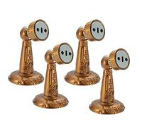 KRXSOBNV, 4pcs,t de Porte Robuste en Acier Inoxydable, arrêt de Porte au Sol ou au Mur avec Montage à vis for Chambre à Coucher et Cuisine,Butée de Porte en Acier Inoxydable