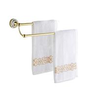 KRXSOBNV, Acier Inoxydable, Ensemble de Salle de Bain Mural, étagère, Double Tige, ,Porte-Serviettes(90Cm)