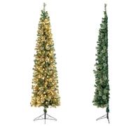 KRXSOBNV Arbre de Noël, Guirlande Lumineuse de 2,13 m (7 Pieds) avec 150 LED et Support